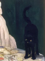 Olympia, 1863 (détail)